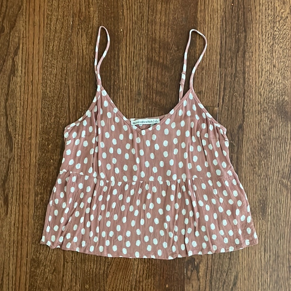 Abercrombie & Fitch Cropped Peplum Top